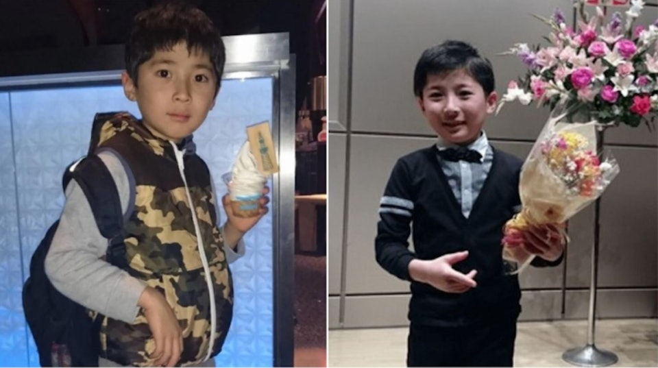 山本涟儿时照片。 山本涟儿时照片。
