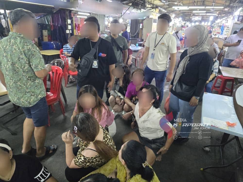 落网的外籍人士中,也包含大批越南籍女子。(图:柔移民局面子书) 落网的外籍人士中,也包含大批越南籍女子。(图:柔移民局面子书)