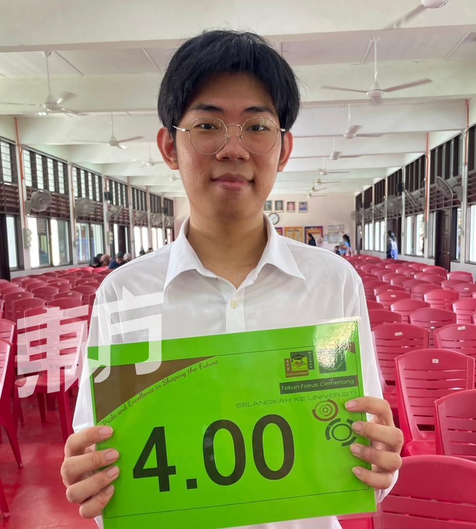 王国函希望未来可以到大学选修讯息技术（IT）科系。
